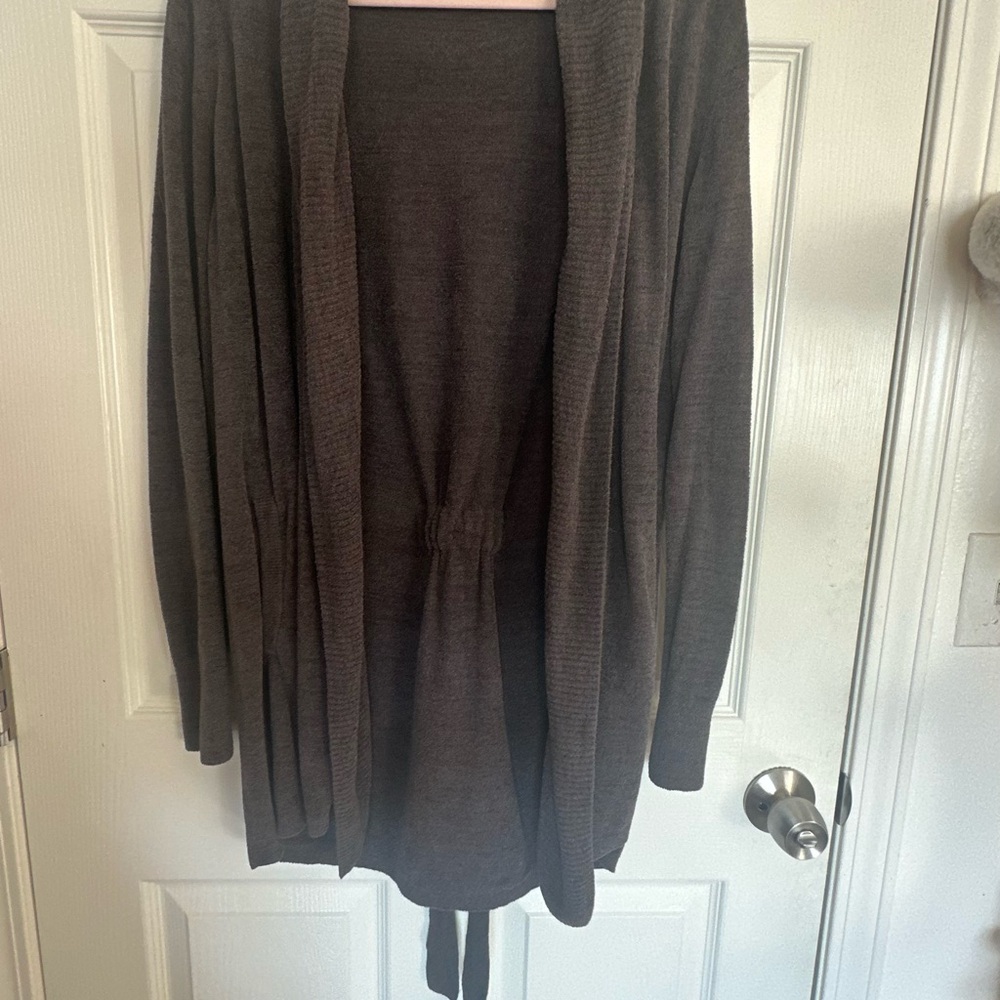 Barefoot Dreams Carbon Gray Cardigan